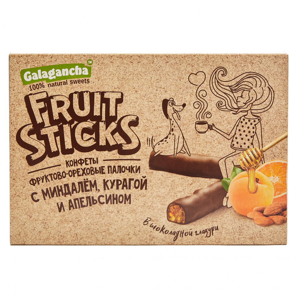  Берестов КРАФТ Fruit Stiсks с курагой и миндалем, 175г   в Ступине