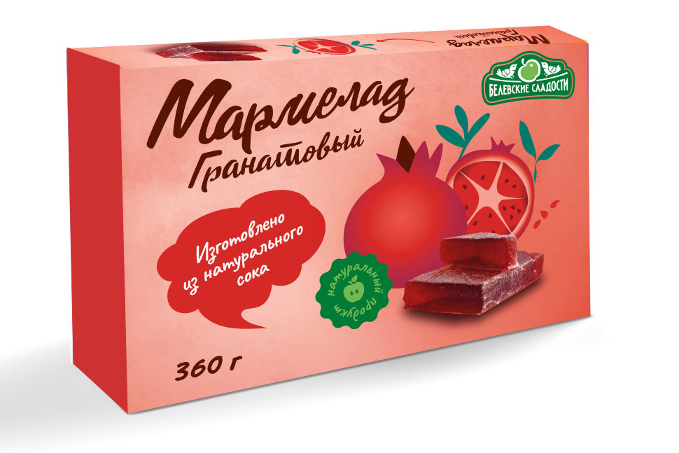  Мармелад  "Гранатовый" белевский 360г  в Ступине