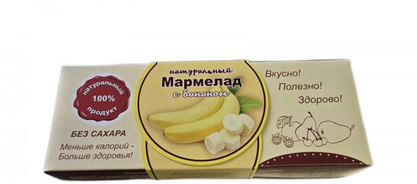№2 Мармелад натуральный "Банан" 140г  в Ступине